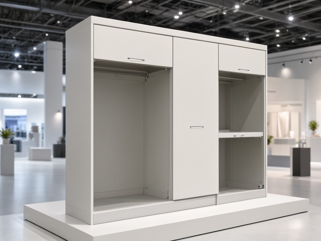 Custom Built In Balcony Laundry Storage Cabinet Factory