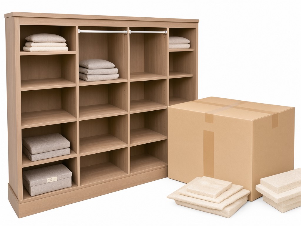 Custom Built In Walk In Closet Storage System Factory