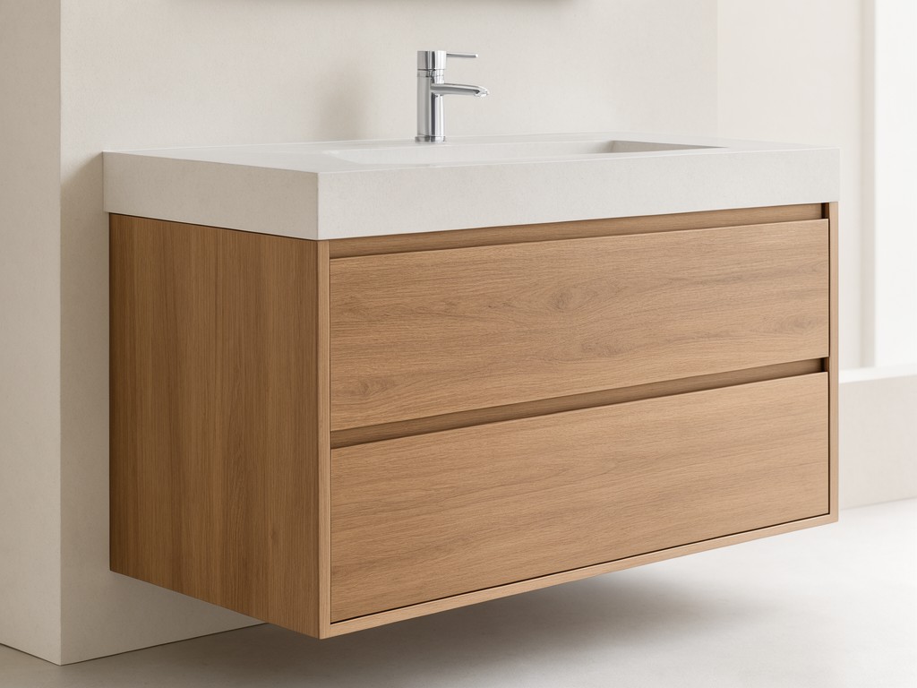 Custom Solid Wood Bathroom Vanity Cabinet Factory