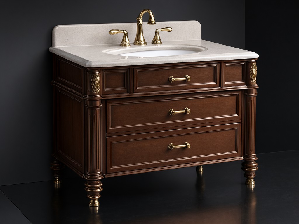 Durable Vintage Wall Mounted Bathroom Vanity China Factory