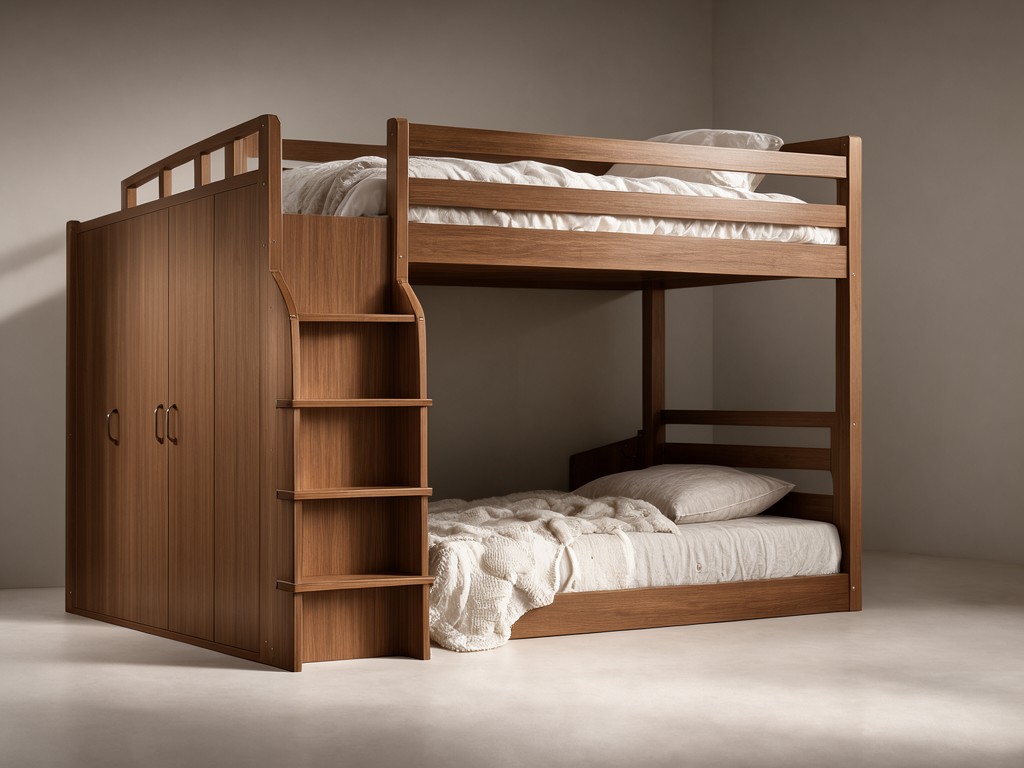 personalized children room custom loft bed cabinet maker